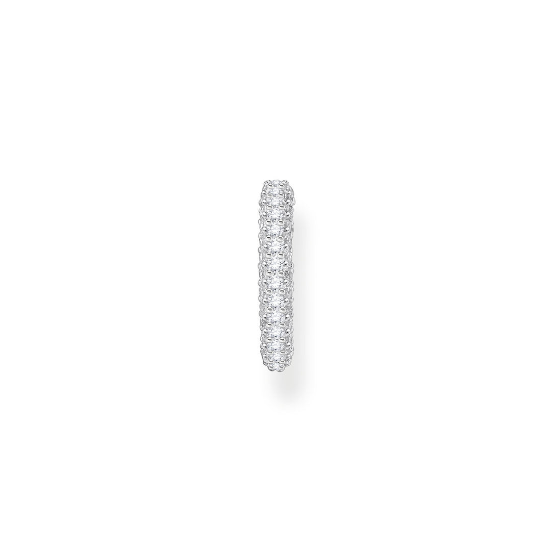 Earcuff Thomas Sabo con pavé di zirconia bianca in argento - EC0029-051-14