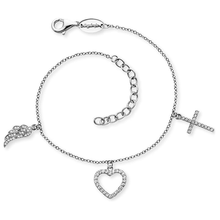 Engelsrufer Armband Glaube Liebe Hoffnung - ERB-FLH-ZI