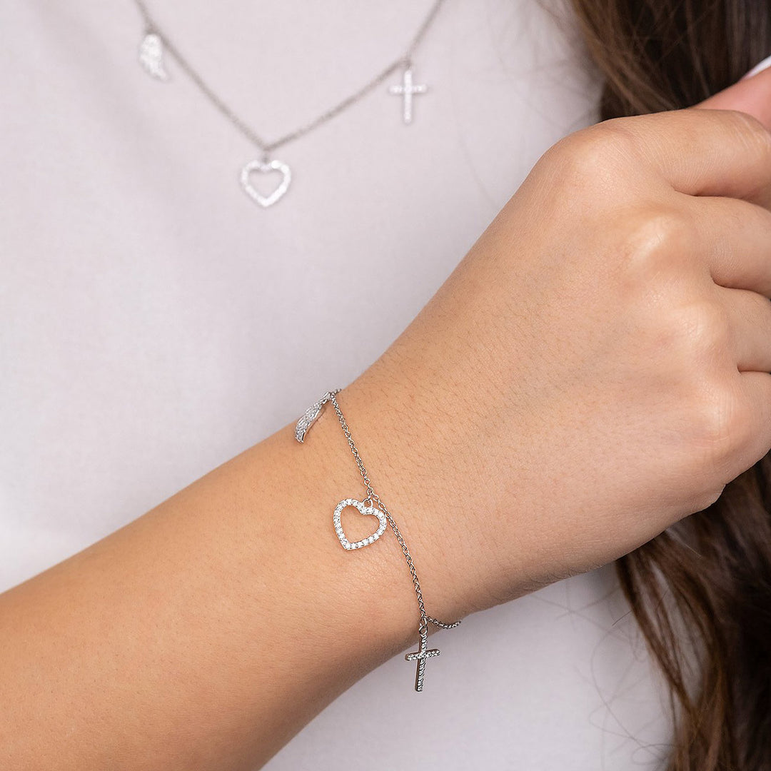 Engelsrufer Armband Glaube Liebe Hoffnung - ERB-FLH-ZI