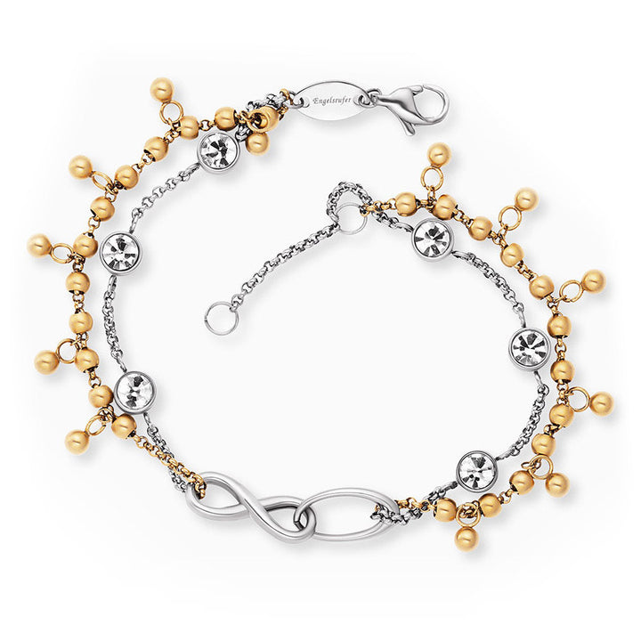 Engelsrufer Boho Infinity Armband-Fusskette - ERBS-INFINITY-ZI-B