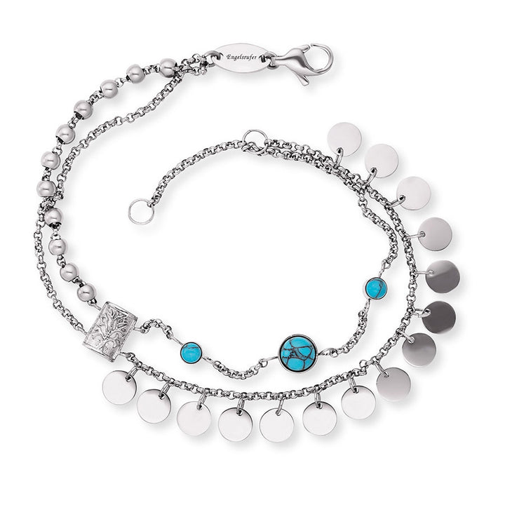 Engelsrufer Boho Lebensbaum Armband-Fusskette - ERBS-TREE-ZI