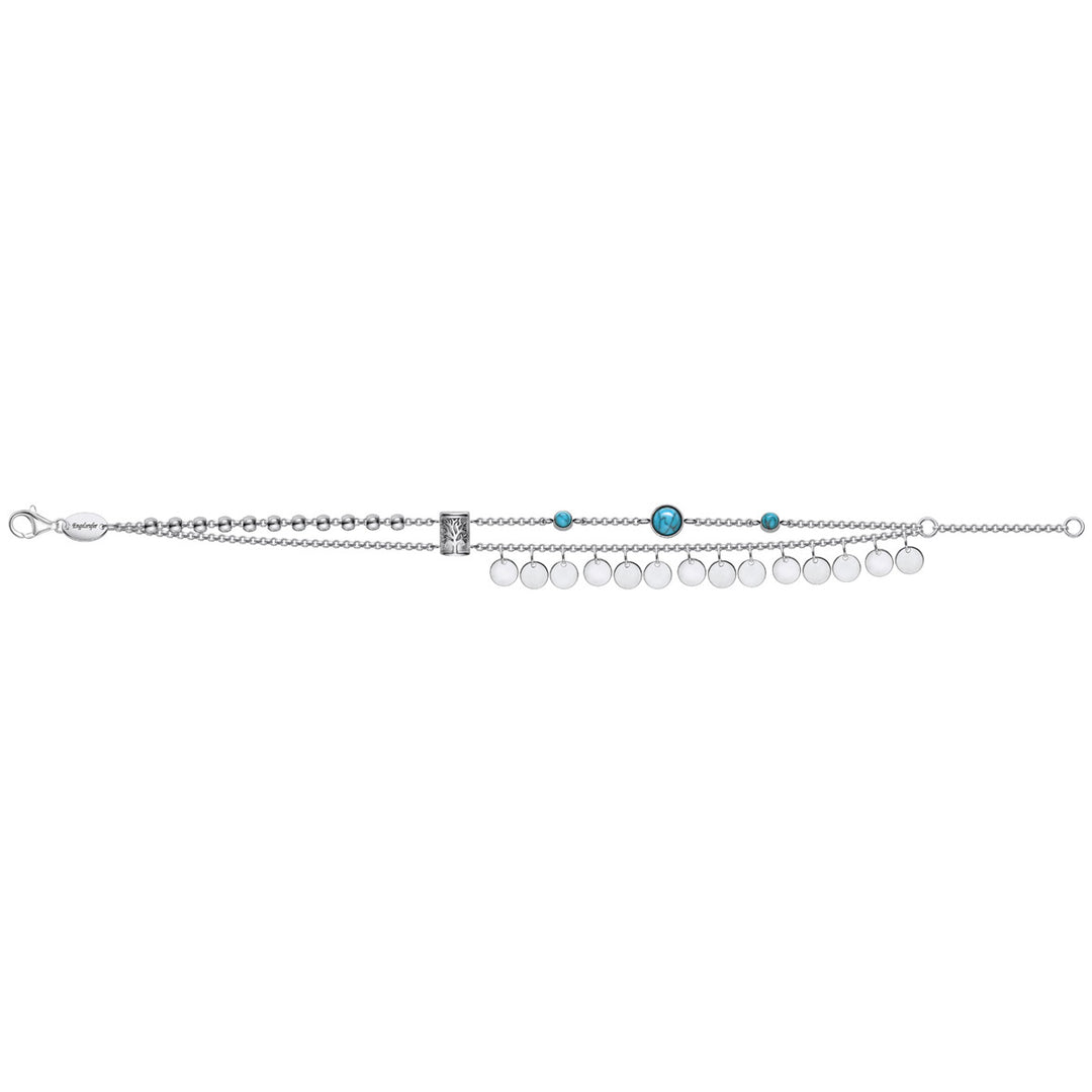 Engelsrufer Boho Lebensbaum Armband-Fusskette - ERBS-TREE-ZI