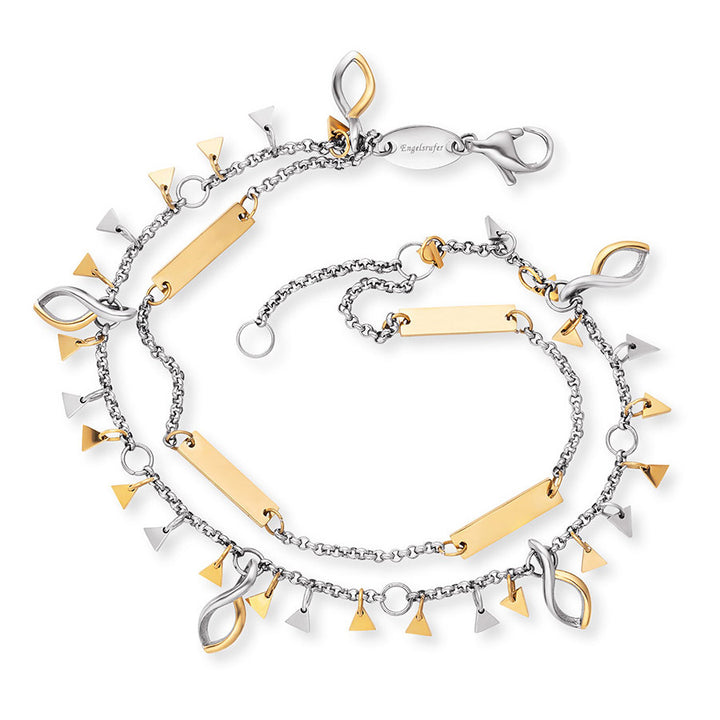 Engelsrufer Boho Triangle Armband-Fusskette - ERBS-TRIANGLE