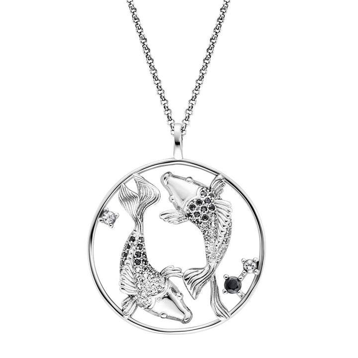Engelsrufer Halskette mit Anhänger Yin Yang Fisch - ERN-FISHSHADE-65-Z
