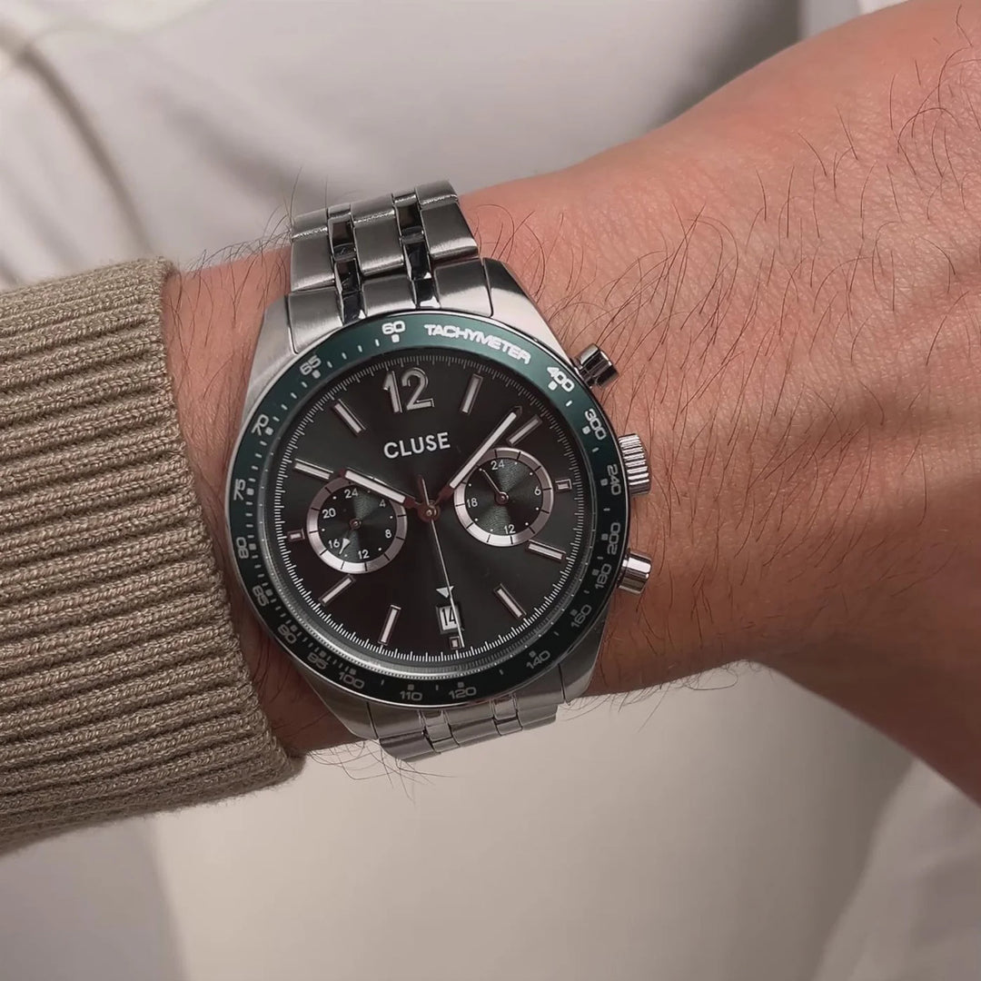 Cluse Aravis Dual Time Silver - CW25602