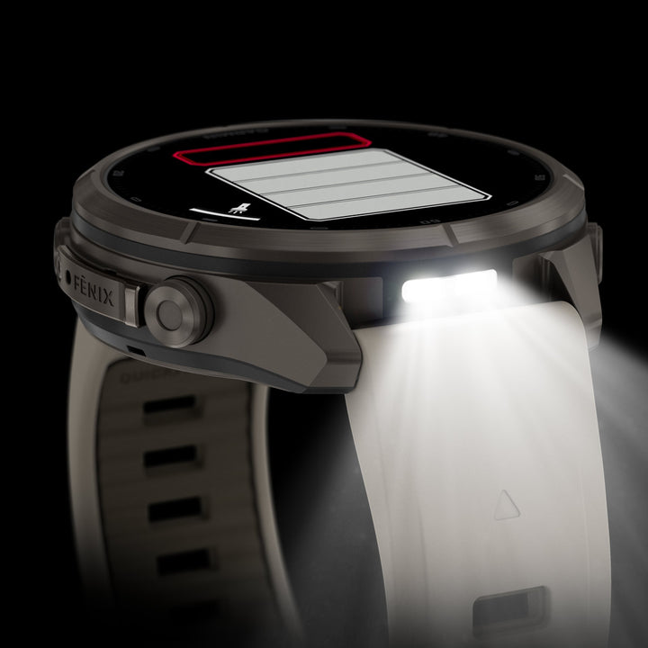 Garmin Fenix 9 Pro inReach Amoled Titanium Fog Gray (43 mm) - 010-04335-81