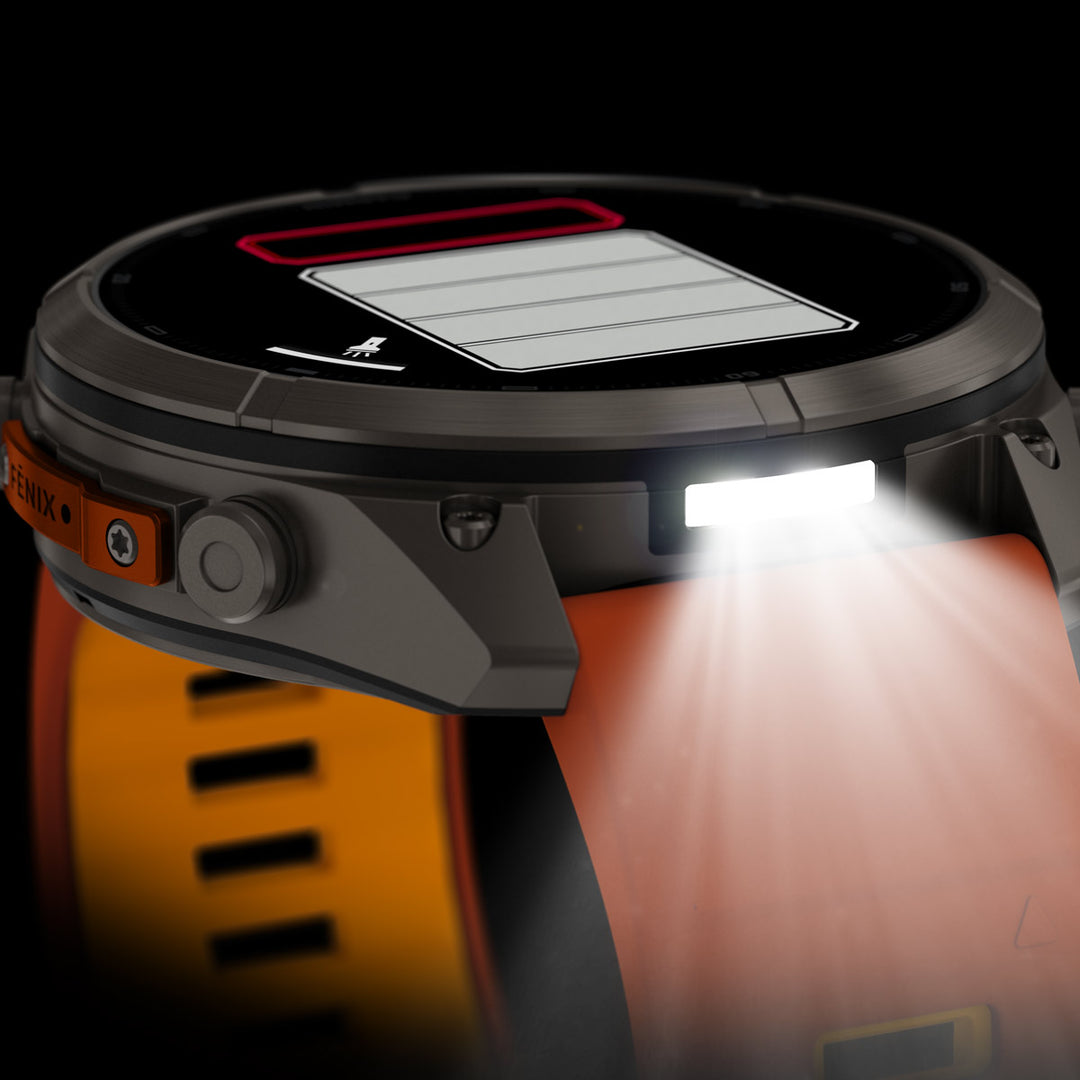 Garmin Fenix 9 Pro inReach Amoled Titanium Autumn Orange (51 mm) - 010-04337-01