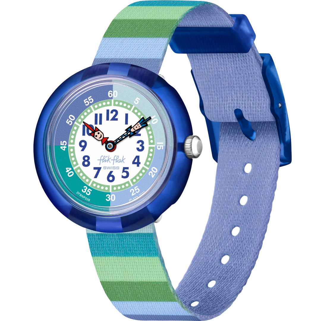 Flik Flak Stripy Green - FBNP226