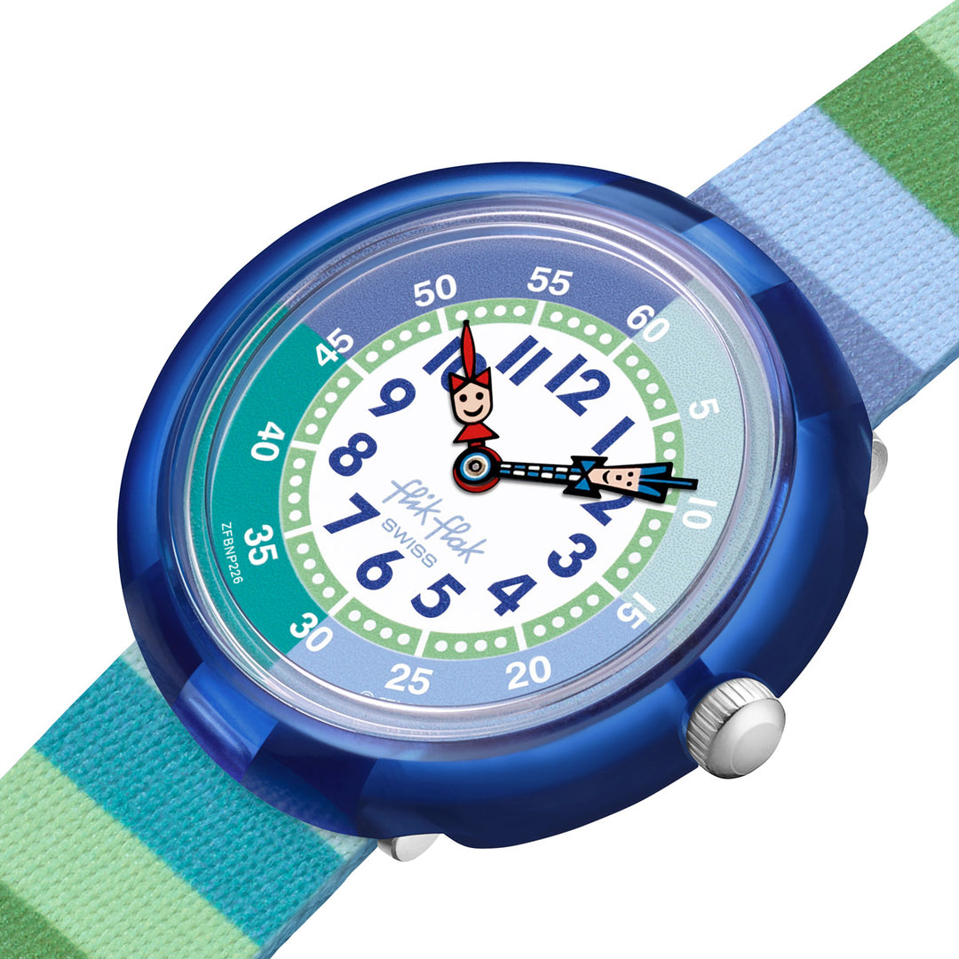 Flik Flak Stripy Green - FBNP226