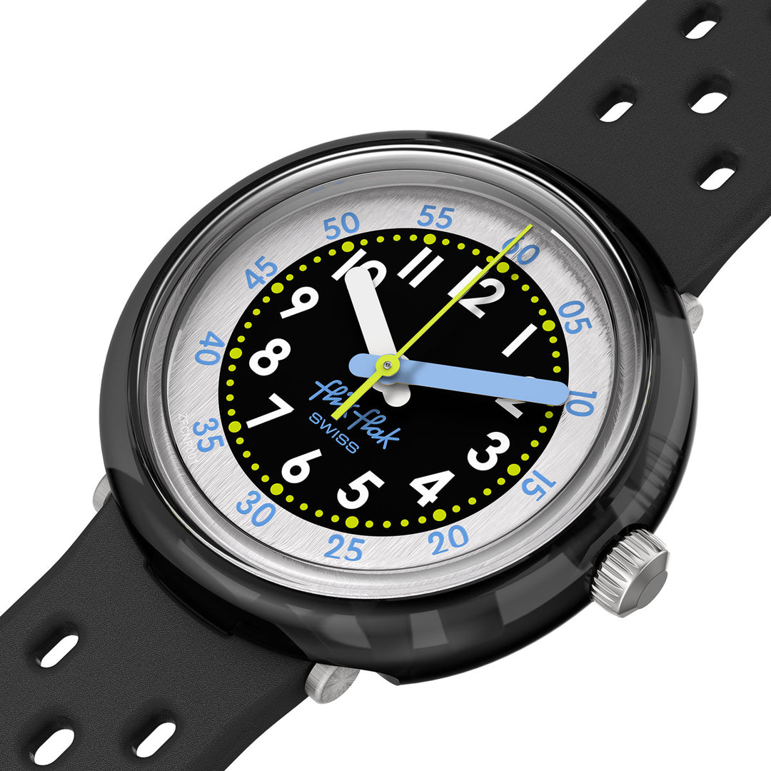 Flik Flak Fizz In Black - FCNP001