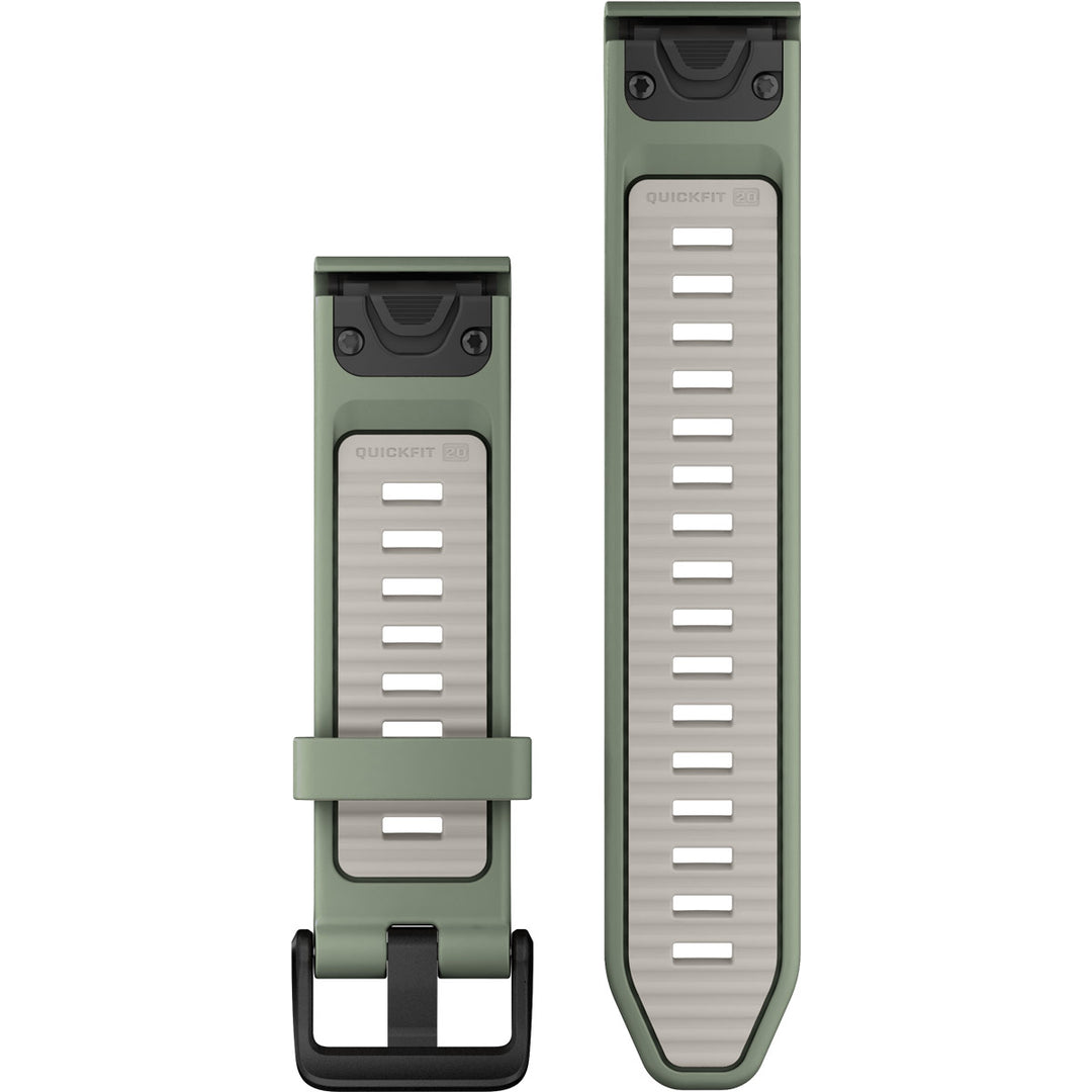 Garmin QuickFit 20 Willow Fog Gray Silicone Band - 010-13391-02