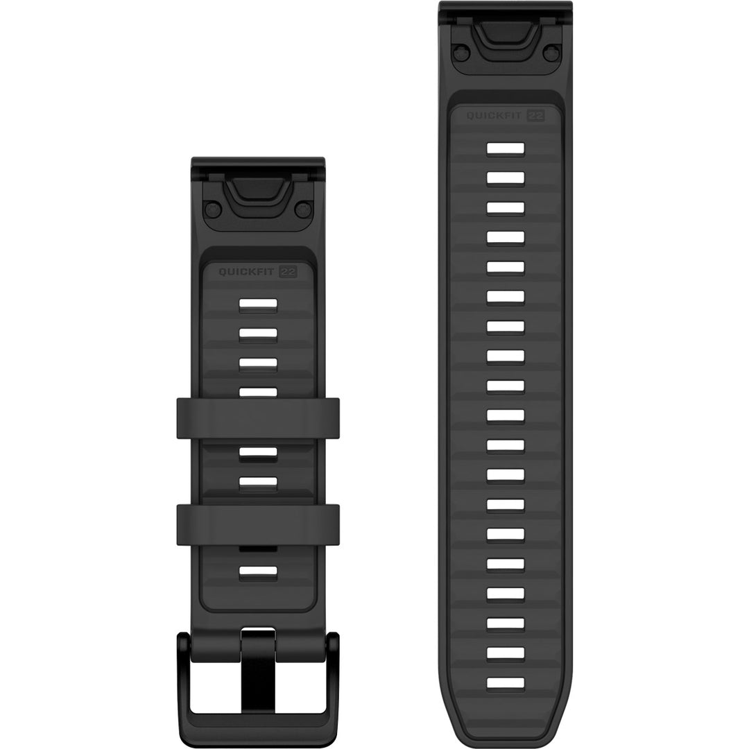 Garmin QuickFit 22 Graphite Silicone Band - 010-13392-07