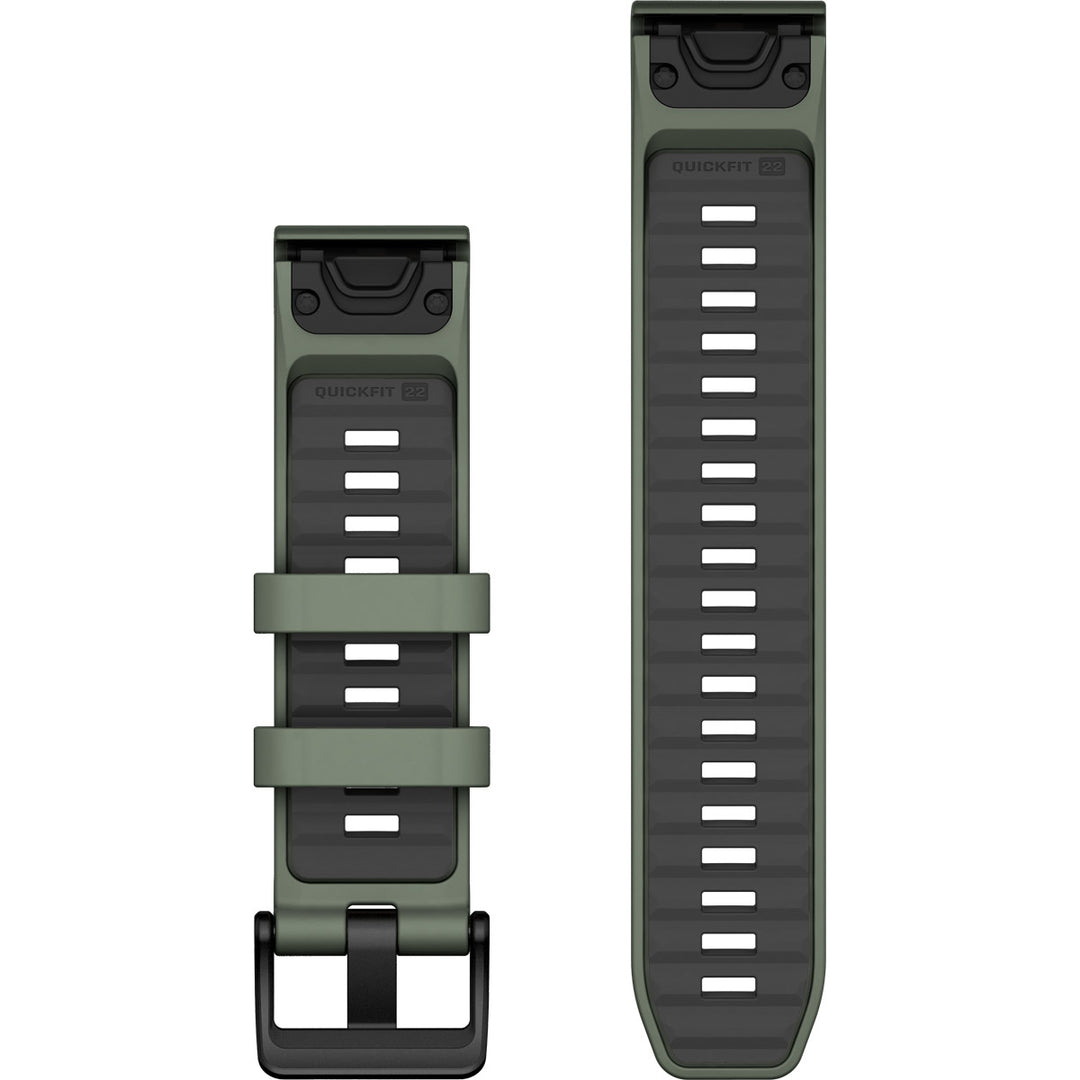 Garmin QuickFit 22 Willow Graphite Silicone Band - 010-13392-04