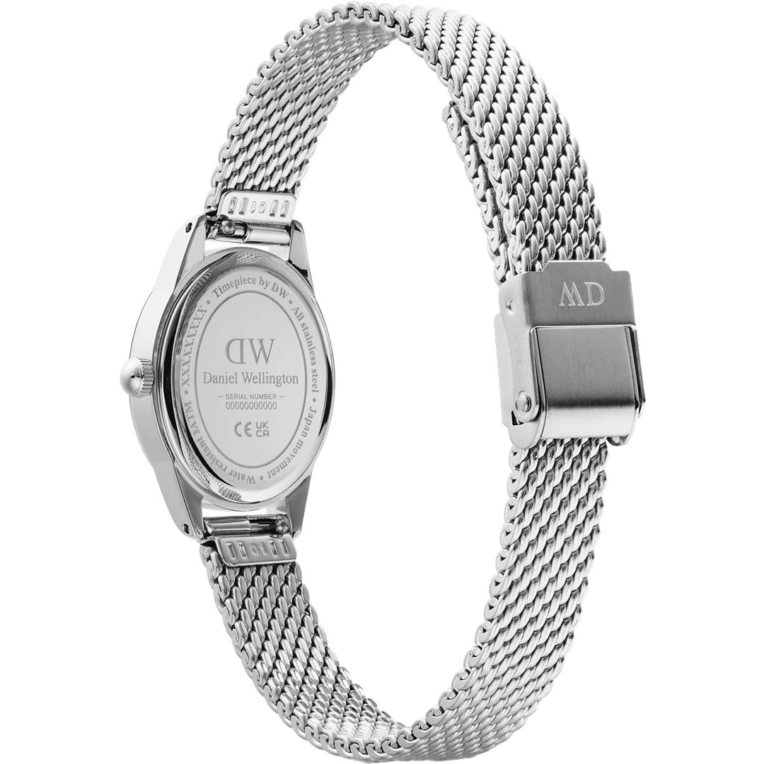Daniel Wellington Ophelia Mini Mesh White Silver - DW00100938