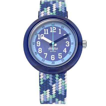 Flik Flak Braid In Blue - FPNP169