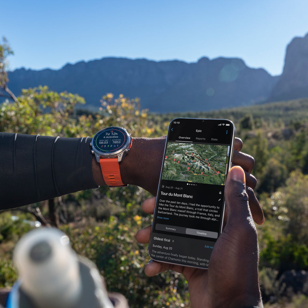 Garmin Fenix 9 Pro inReach Amoled Titanium Autumn Orange (47 mm) - 010-04336-01