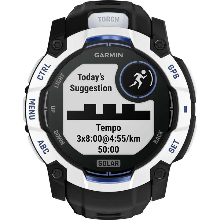Garmin Instinct 3 Solar Whitestone Black (50 mm) - 010-02935-03