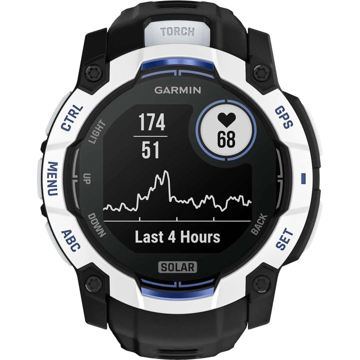 Garmin Instinct 3 Solar Whitestone Black (50 mm) - 010-02935-03