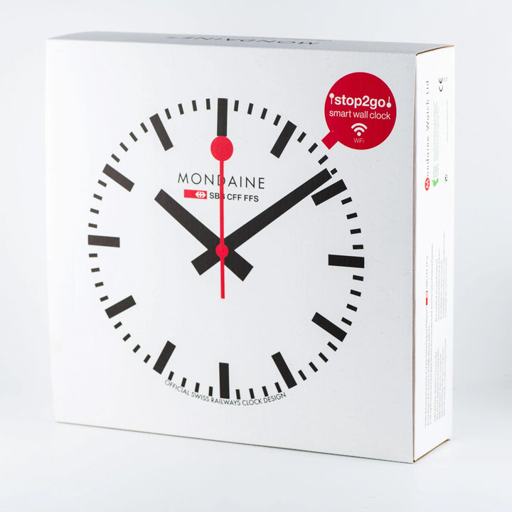 Mondaine Stop2Go Wanduhr (25 cm) - MSM.25S11.1