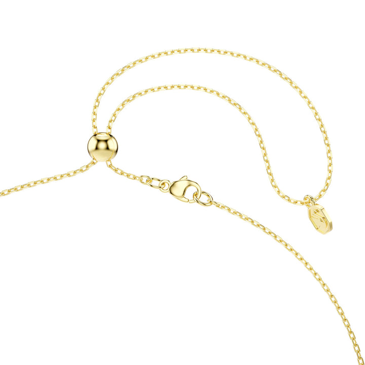 Swarovski Gema Halskette Verschiedene Schliffe Schwingende Kristalle Mehrfarbig Goldlegierungsschicht - 5741587