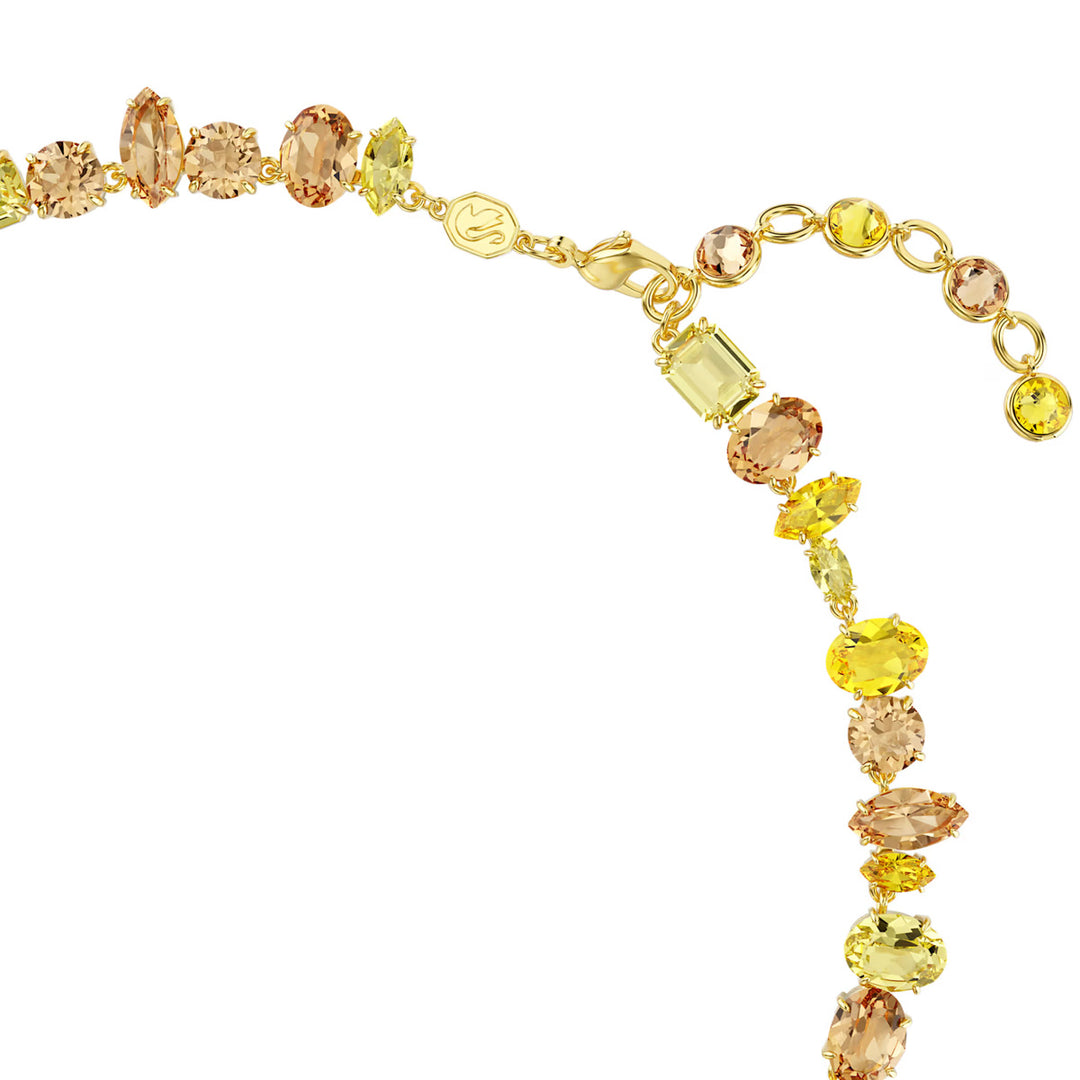 Swarovski Gema Halskette Verschiedene Schliffe Gelb 18K goldbeschichtet - 5754259