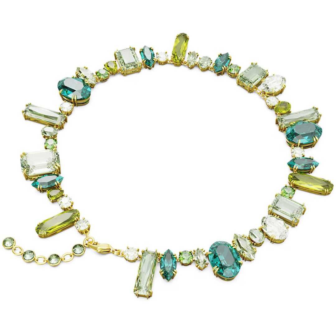 Swarovski Gema Halskette Verschiedene Schliffe Grün Goldlegierungsschicht - 5657388