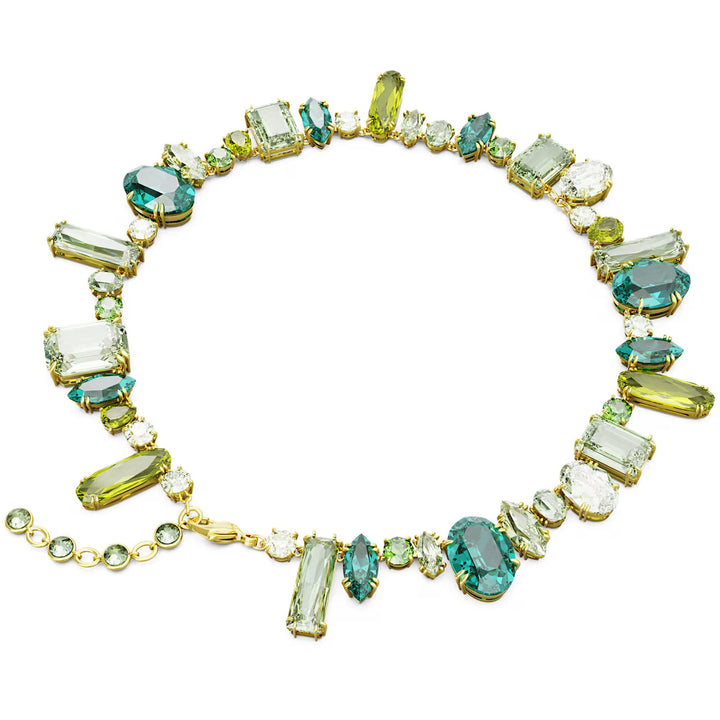 Swarovski Gema Halskette Verschiedene Schliffe Grün Goldlegierungsschicht - 5657388