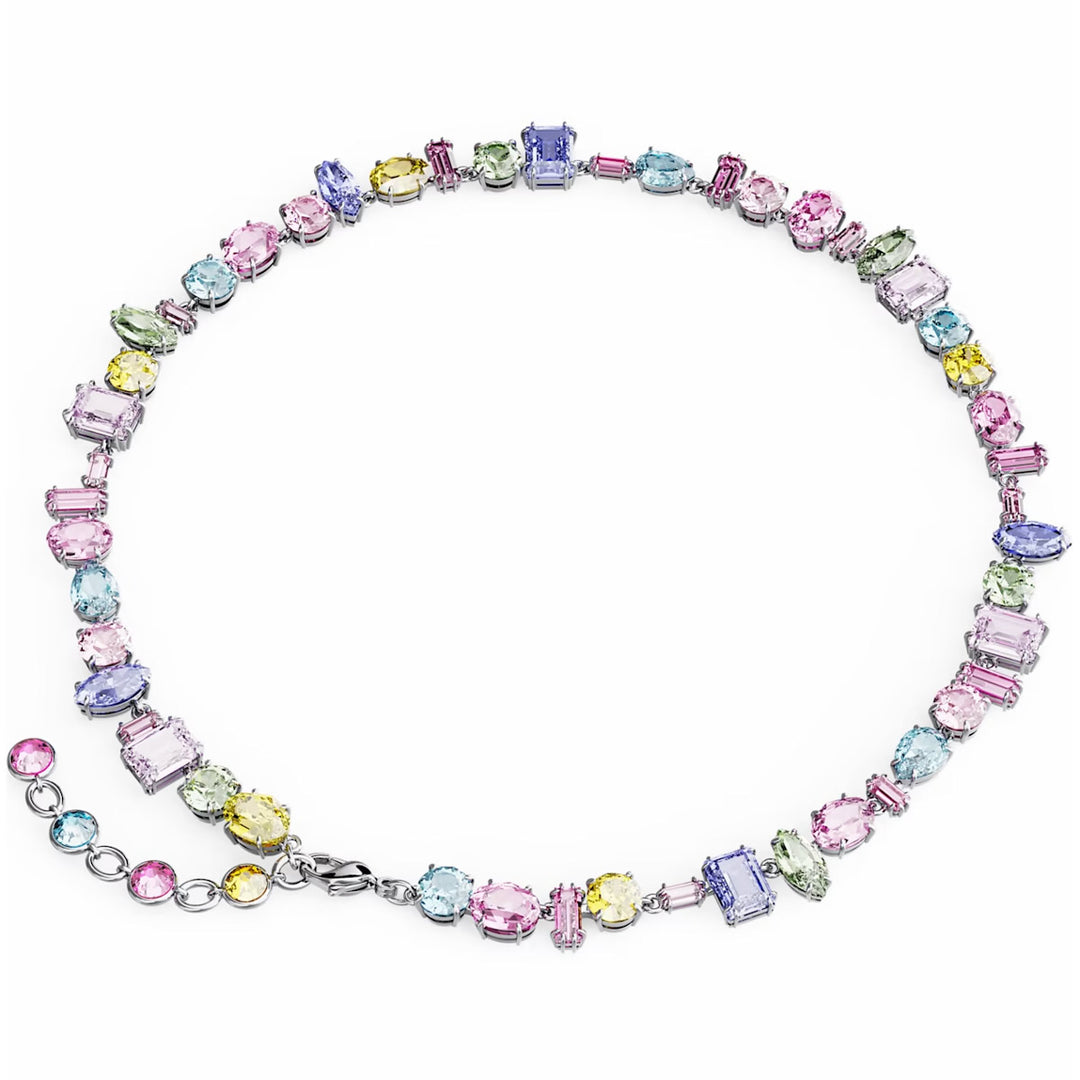 Swarovski Gema Halskette Verschiedene Schliffe Mehrfarbig Rhodiniert - 5656397