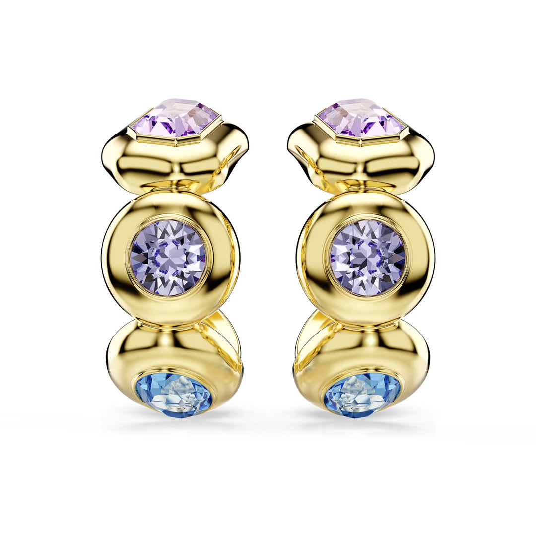 Swarovski Gema Kreolen Verschiedene Schliffe Mehrfarbig Goldlegierungsschicht - 5737444