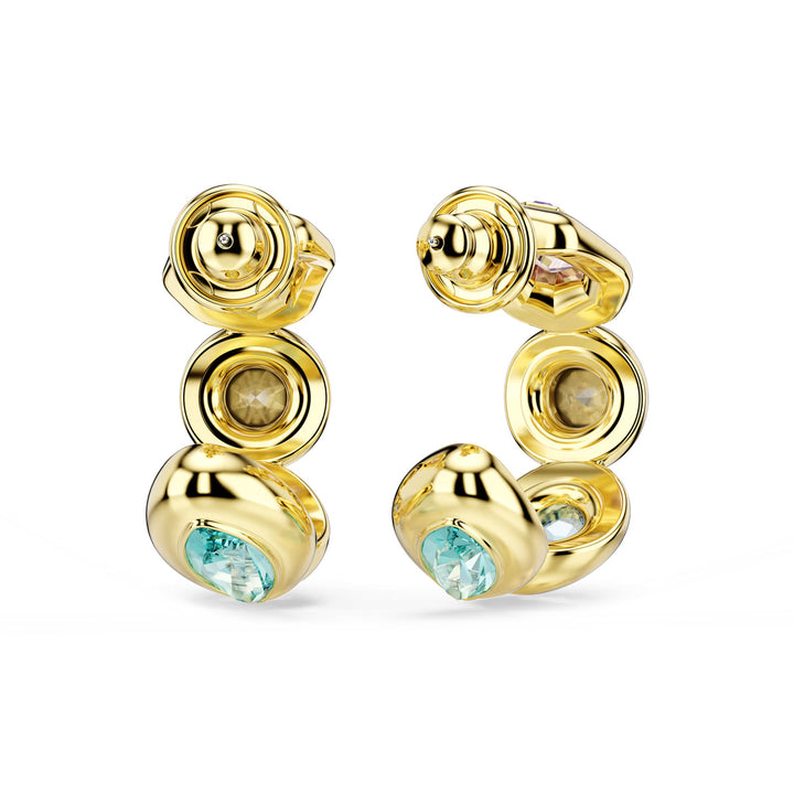Swarovski Gema Kreolen Verschiedene Schliffe Mehrfarbig Goldlegierungsschicht - 5737444