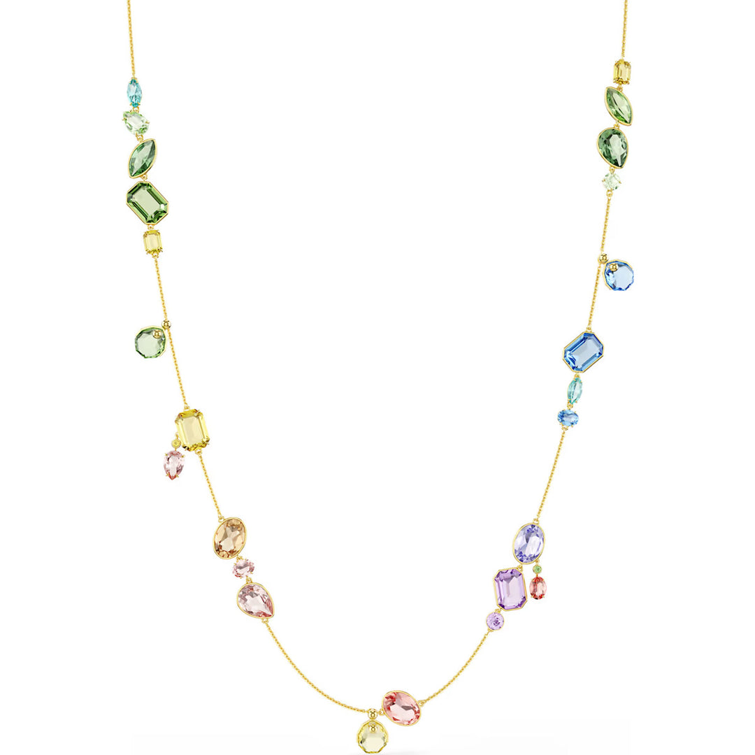 Swarovski Collana Gema Taglio misto Multicolore Placcato color oro - 5737457