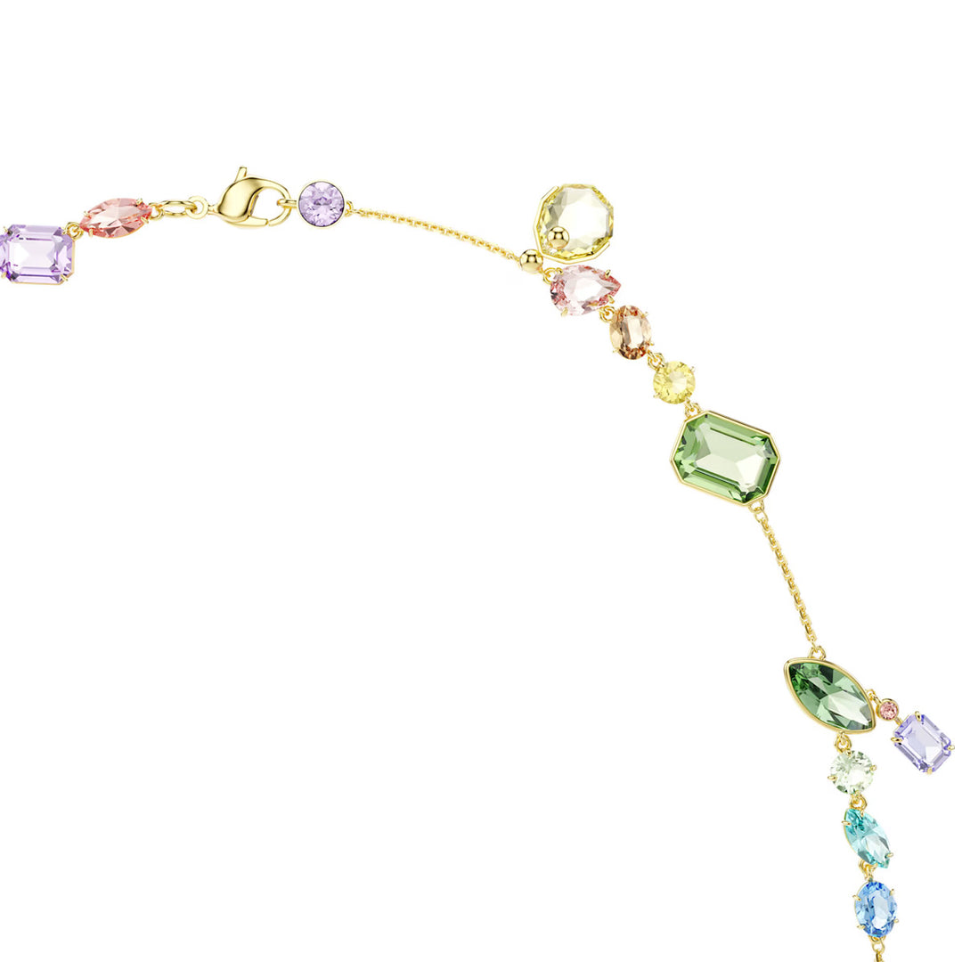 Swarovski Gema lange Halskette Verschiedene Schliffe Mehrfarbig Goldlegierungsschicht - 5737457