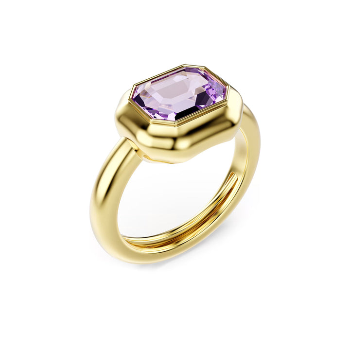 Swarovski Gema Motiv Ring Set Mehrfarbig Goldlegierungsschicht