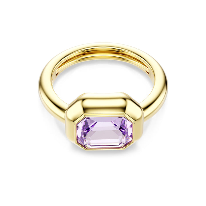 Swarovski Gema Motiv Ring Set Mehrfarbig Goldlegierungsschicht