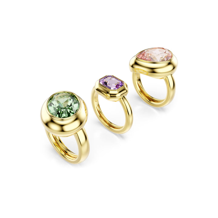 Swarovski Bague avec motif Gema Parure Multicolore Placage de ton or