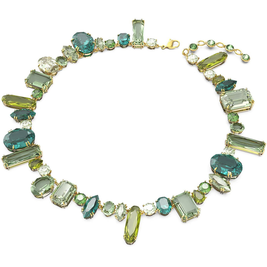 Swarovski Gema Halskette Verschiedene Schliffe Grün Goldlegierungsschicht - 5613735