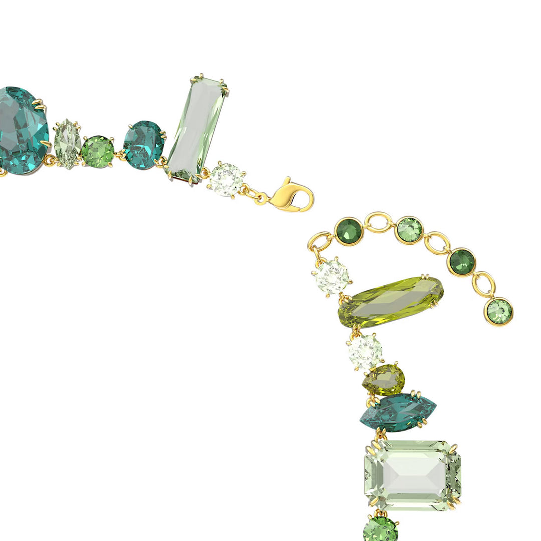 Swarovski Gema Halskette Verschiedene Schliffe Grün Goldlegierungsschicht - 5613735