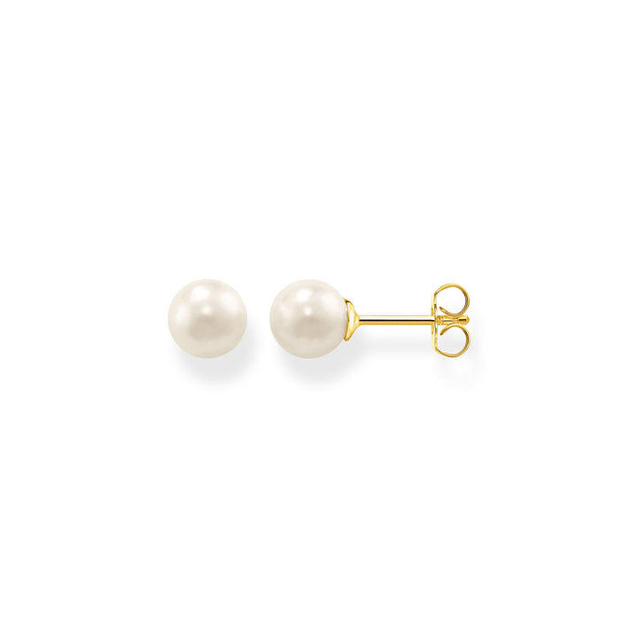 Thomas Sabo Ohrstecker Perle Gold - H1430-430-14