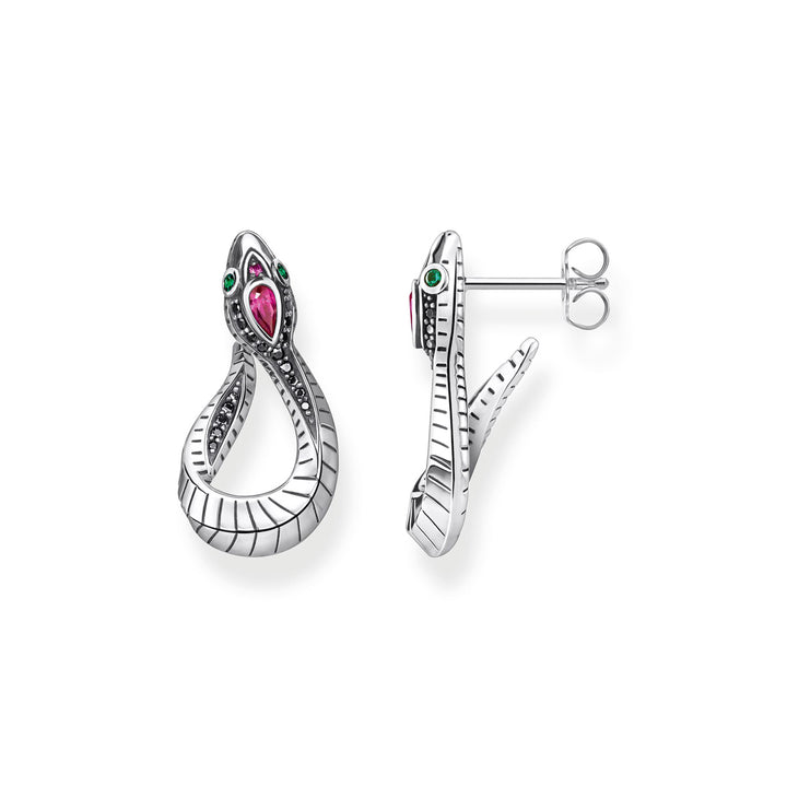 Thomas Sabo Ohrringe Schlange Silber - H2123-342-7