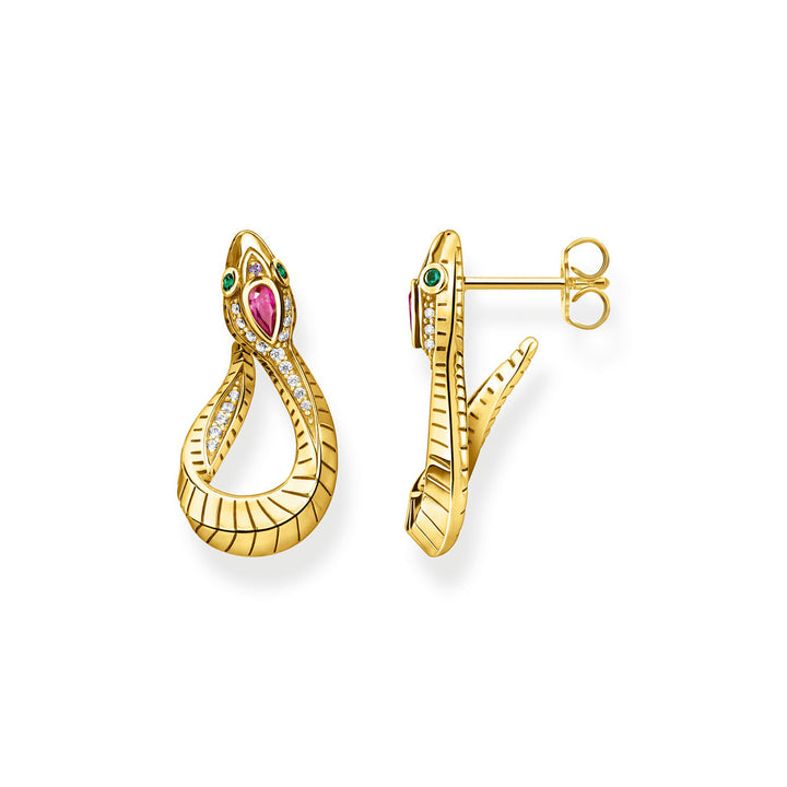 Thomas Sabo Ohrringe Schlange Gold - H2123-488-7