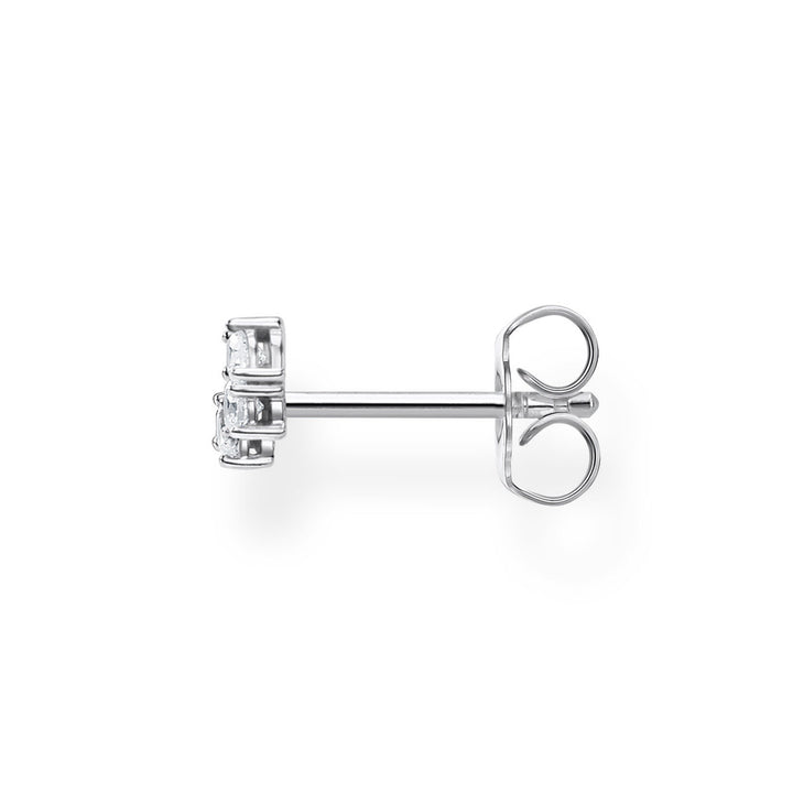 Thomas Sabo Einzel Ohrstecker Weisse Steine Silber - H2132-051-14