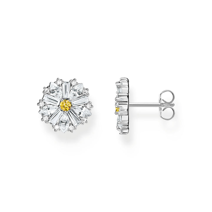 Thomas Sabo Ohrstecker Blume Lovely Daisy gross Silber - H2169-051-4