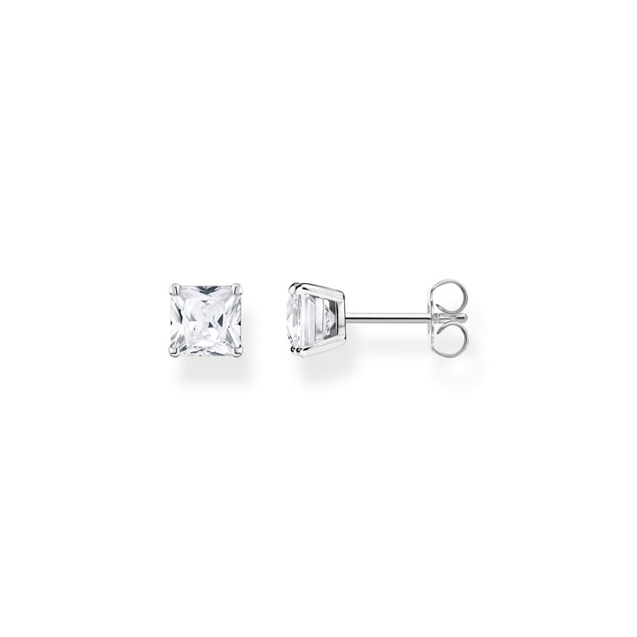 Thomas Sabo Ohrstecker mit Weissem Stein Silber - H2174-051-14