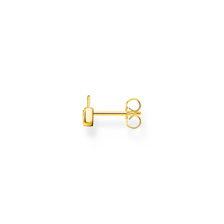 Thomas Sabo Einzel Ohrstecker Schloss Gold - H2219-414-14