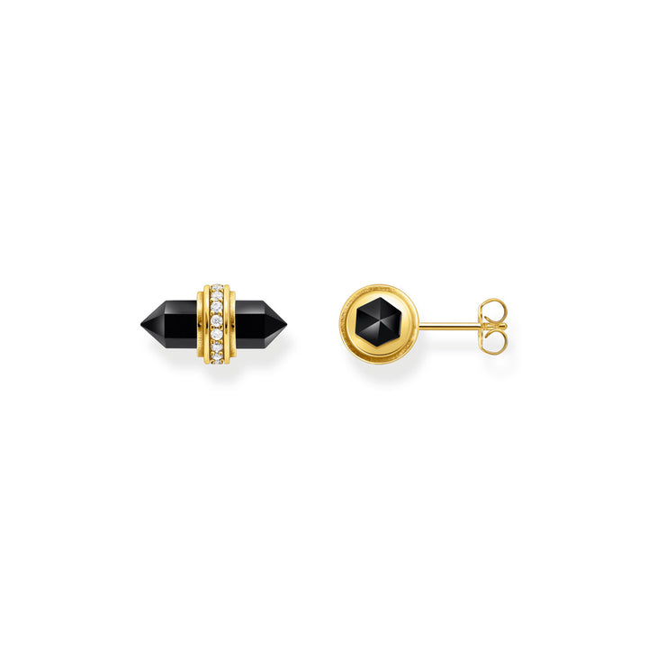Thomas Sabo Ohrstecker mit schwarzem Onyx Kristall Silber - H2281-177-11