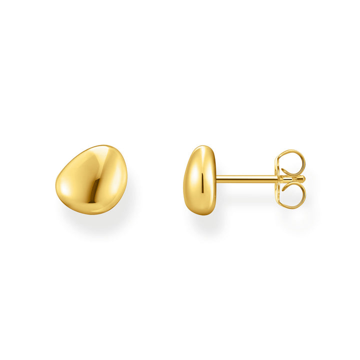 Thomas Sabo Ohrstecker organisches Design vergoldet - H2307-413-39