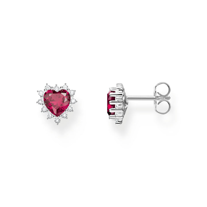 Thomas Sabo Herz Ohrstecker Romance Silber - H2315-013-10