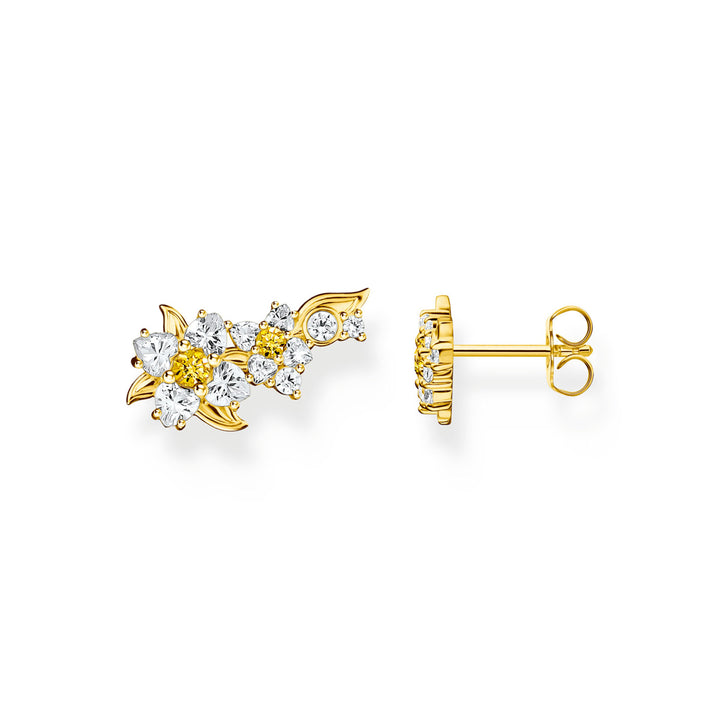 Thomas Sabo Ear Climber fleur Lovely Daisy plaqué or - H2324-414-4