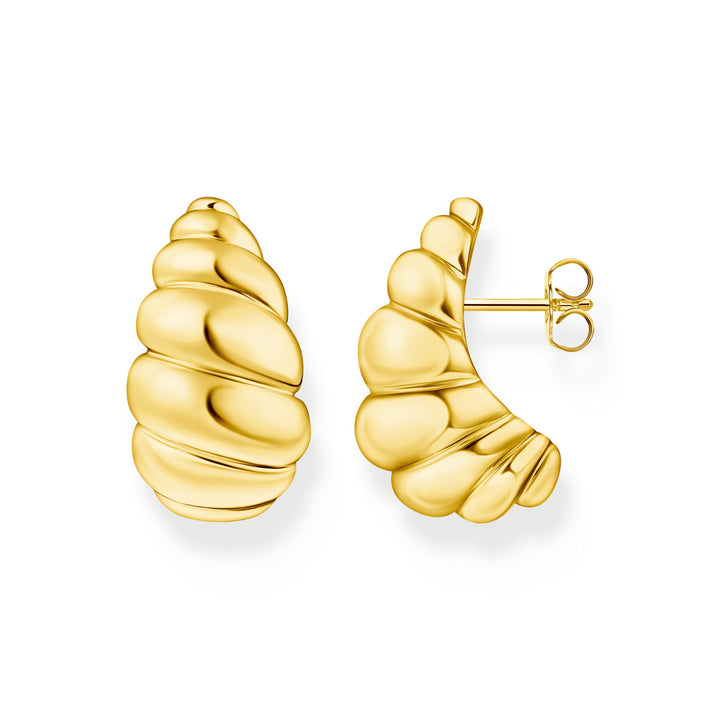 Thomas Sabo Ohrstecker organische Formen vergoldet - H2326-413-39