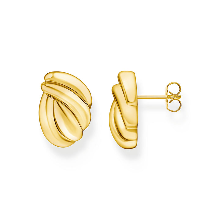 Thomas Sabo Ohrstecker organische Formen vergoldet - H2327-413-39